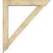 Ekena Millwork Traditional Traditional Rough Sawn Bracket w/ Offset Brace, Douglas Fir, 6"W x 36"D x 40"H BKT0604X36X40TRA01RDF - alternate 3